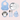 Little Sunshine 7-Piece Baby Feeding Set – Divided Plate